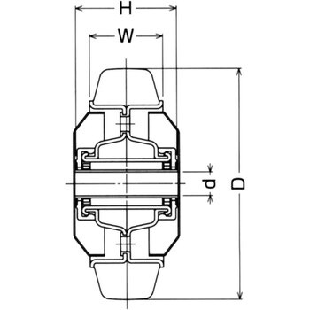 TRUSCO オレンジローラー ウレタン車輪付 低床型 2TON TUW-2T :tr